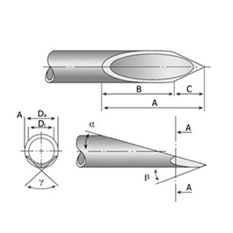 Lancet Point Cannula