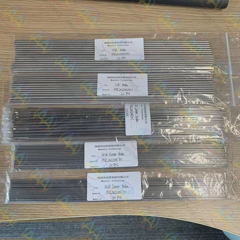 Narudžba kupca iz Danske za 126 komada prilagođenih 14G cijevi je dovršena i ...